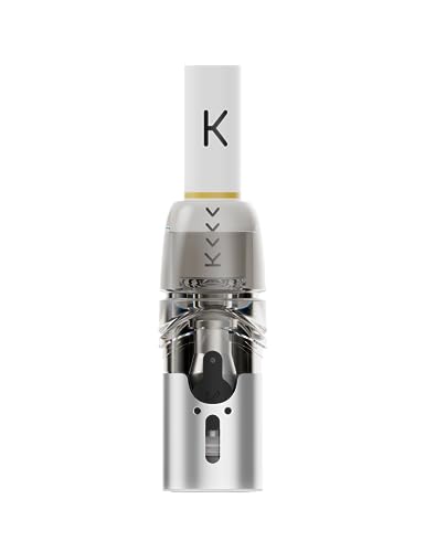 KIWI 2 Ersatz 2 Cartridge bei niedrigem Flüssigkeitsstand mit Kindersicherungssystem für die elektronische Zigarette KIWI 2, kein E-Liquid (Clear)