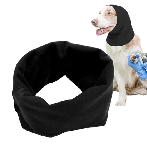 Redecilla Para Perro: Calentador De Cuello Impermeable De Secado Rápido, Bufanda Con Capucha De Aseo A Prueba De Viento, Cubierta Para Orejas Elástica Suave Con Palanca Ajustable | Razas Pequeñas, Med