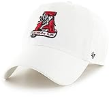 47 Alabama Crimson Tide Mens Womens Vintage Clean Up Adjustable Strapback White Hat