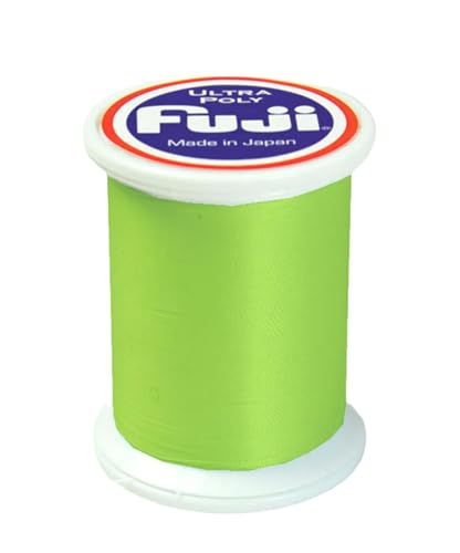 Fuji Ultra Poly UPA00 Size A 100M - Fishing Rod Wrapping Thread for Custom Fishing Rod Building (Neon Green 503)