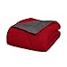 Silky Soft - Goose Down Alternative Reversible 3pc Comforter Set- Available in A Few Sizes and Colors , Full/Queen, Red/Gray