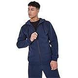 Everlast Herren Premium Reißverschluss Kapuzenpullover Marineblau 3XL
