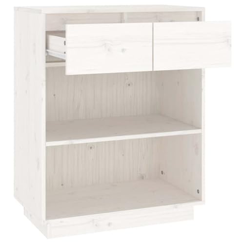 Consola para pasillo de madera de pino sólida con armario y mesa de entrada estrecha de 60cm 8
