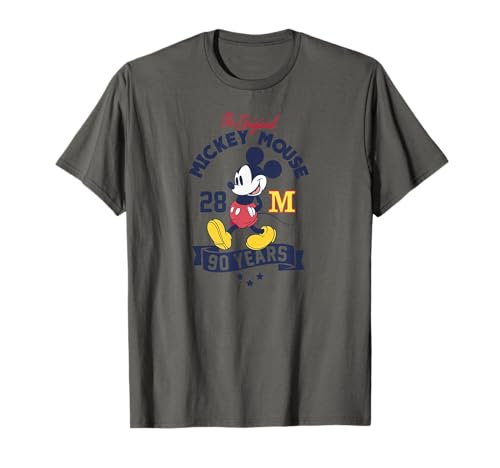 T-shirt Mickey Mouse Disney coupe ajustée et finitions haut de gamme en coton
