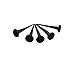 Viking Traders Hand Forged Iron Nail/Clavos, Natural Black Iron Finish