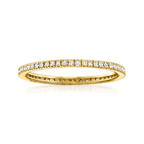 Pure Collection by Ross-Simons 0.15 ct. t.w. Diamond Eternity Band in 14kt Yellow Gold