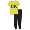 Calvin Klein CK ID KNIT PJ SET (S/S+PANT) jongens pyjamabroek