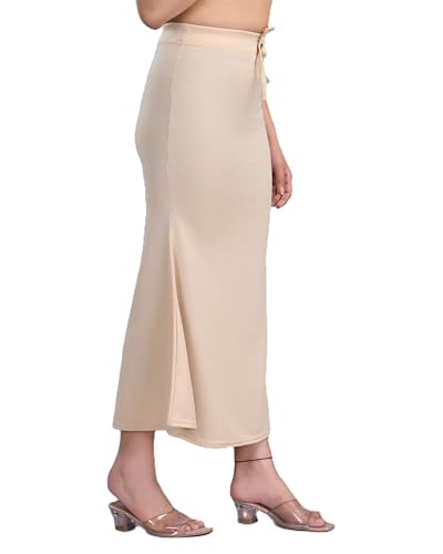 Image of LADLA FASHION] Women's Saree Shapewear - Mermaid Cut Saree Shaper Petticoat with Side Slit,