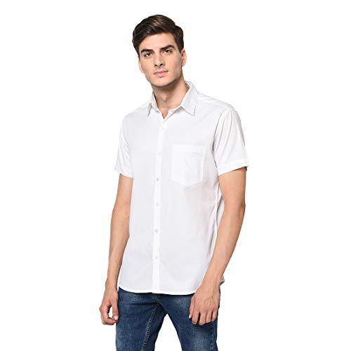 Image of Men Solid Slim Fit Shirt