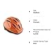 Joovy Noodle Bike Helmet for Toddlers and Kids Aged 1-9 with Adjustable-Fit Sizing Dial, Sun Visor, Pinch Guard on Chin Strap, and 14 Vents to Keep Little Ones Cool (Medium, Orange)