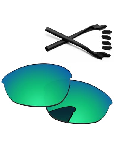 Image of Replacement Lenses & Rubber Kits for Oakley Half Jacket 2.0 OO9144 62mm - Precision Fit, UV Block, Impact Resistant