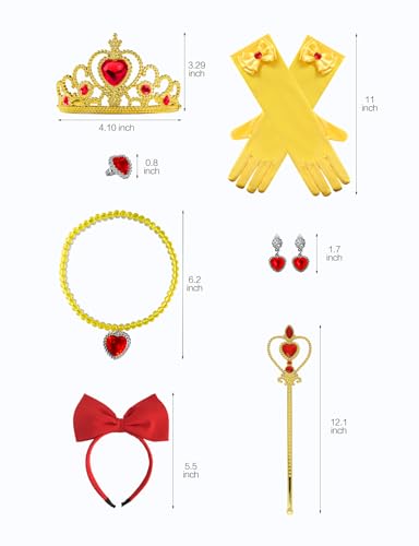 Disfraz completo de princesa para niñas 9-10 años miniatura 5