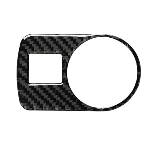 HDERTBCV Car Headlight Switch Button Frame Cover Trim Interior Sticker Compatible for Audi TT MK1 8N 8j MK123 2008-2014 Accessories(RHD)