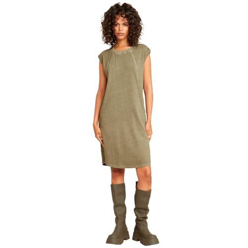 G-STAR RAW Seam Detail Loose Dress Wmn Vestido Informal, Verde Ensis Green GD D26081-c756-g544, XS Mujeres