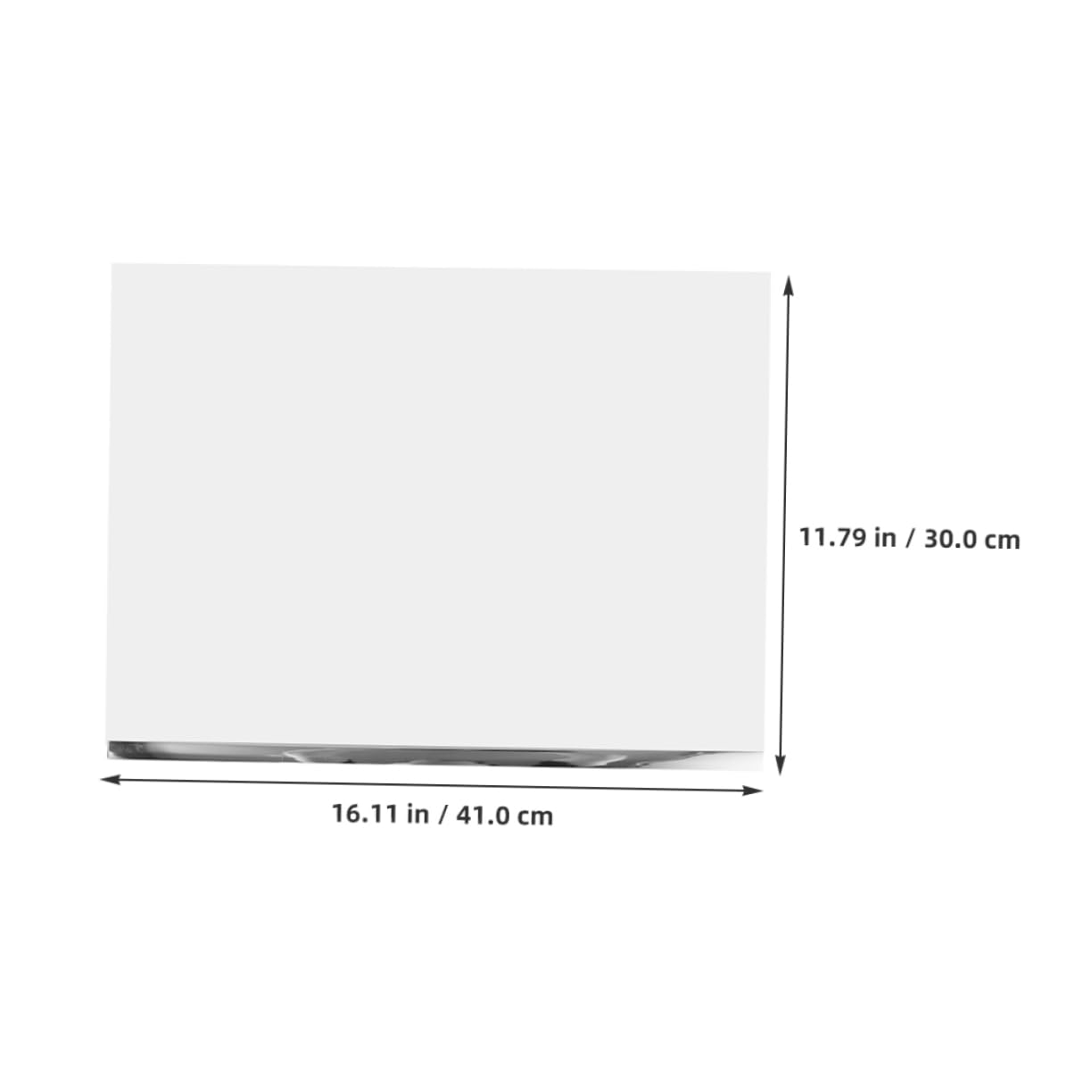 Lurrose Ripiano in Vetro Temperato Per Frigorifero, Organizer Interno Regolabile, Ripiano Portaoggetti Resistente, Facile Da Pulire, Compatibile Frigoriferi Domestici, Dimensioni 410x300 Mm