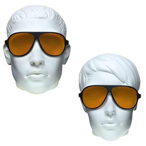 Image of proSPORT Blue Light Blocker Glasses Sleep Better Computer Screen Orange Amber