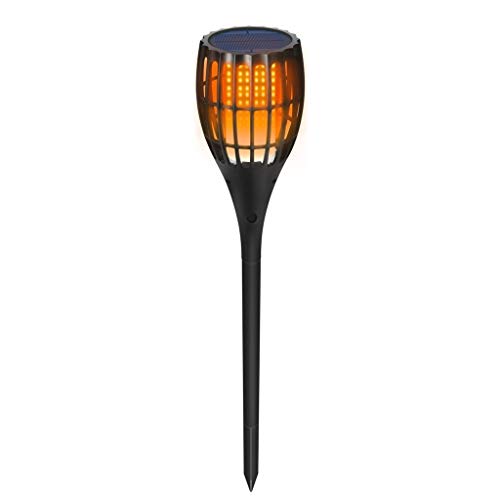 Nesee Outdoor Waterproof Flickering Flames Torches Lights Solar Spotlights Landscape Decoration Lighting Dusk