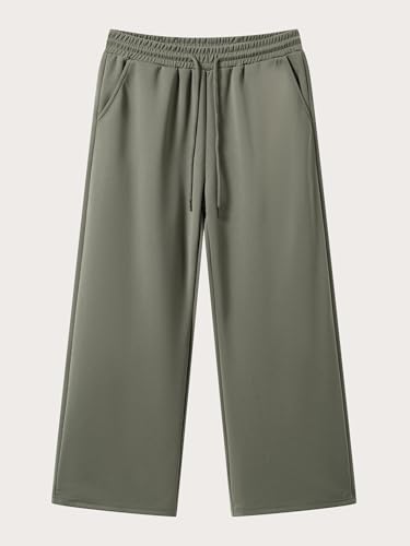 Image of JMIERR Men's Casual Baggy Pants Lightweight Wide Leg Lounge Travel Pants Streetwear with Pockets
