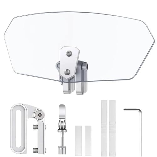 Extension de pare-brise moto robuste avec pince de fixation stable