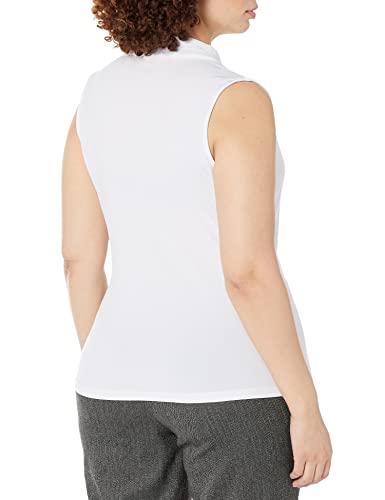 Image of Calvin Klein Women's Sleeveless V-Neck Blouse