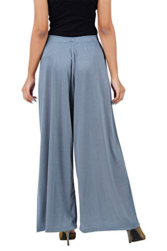 Image of Buy That Trendz Palazzo Pants for Women Cotton Rayon Elasticated Casual Regular Fit M to 6XL