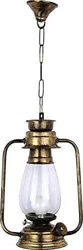 New Lantern Design Lamp, Antique Bronze, Hanging Lights (Pendant Lights) Lamp Shade (Aluminium, Glass)-image-15