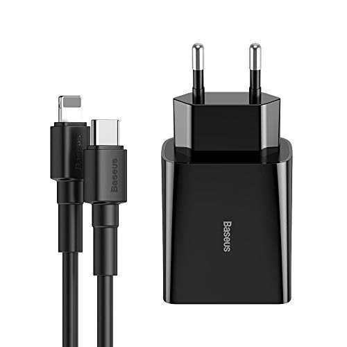 Carregador Para iPhone 12 E 11 Com Cabo Lightning X Tipo-c, Baseus