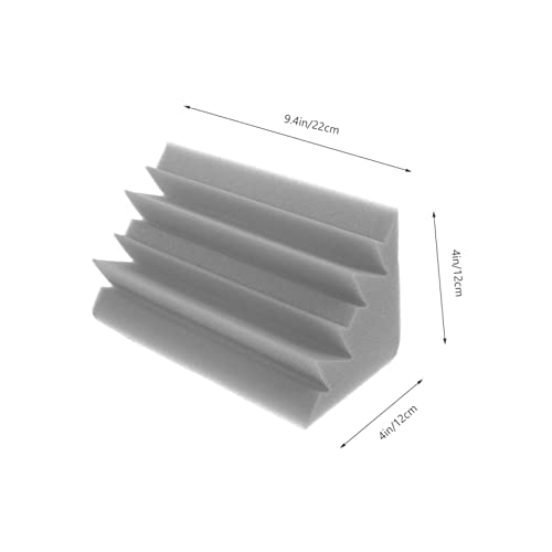 5 piezas paneles de absorción de sonido paneles acústicos en cuña fáciles de cortar para estudio de grabación y cine en casa miniatura 2