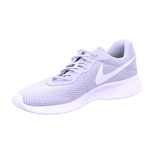 NIKE Tanjun DJ6258, Zapatillas Hombre, Gris (Wolf Grey/White/Barely Volt/Black), 44 EU