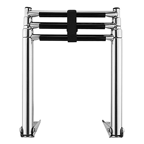 Escalera para piscina marina telescópica de 3 escalones de acero inoxidable miniatura 1