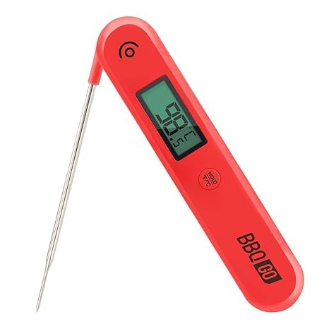 spancare_pharmaceuticals Digital Meat Thermometer, BG-HH1C Instant Read Cooking Food Thermometer with Foldable Probe.
