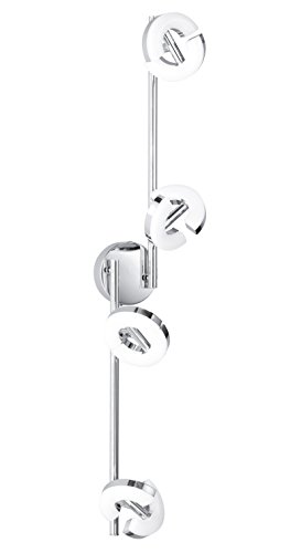 Fischer & Honsel Deckenleuchte Donut 4x HV-LED 5,5 Watt, chromfarben,...