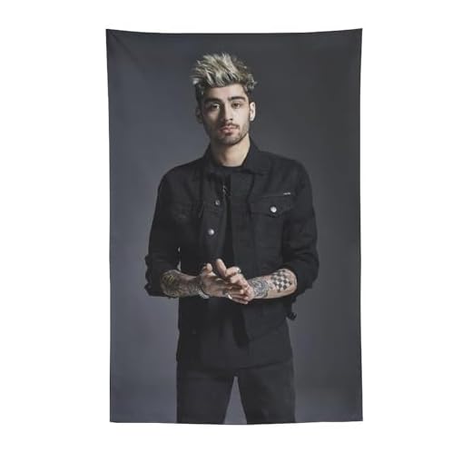YOUMAN Póster de Zayn Malik con diseño de cantante del Reino Unido, tapiz de pintura fotográfica para colgar en la pared, decoración de dormitorio familiar, regalo de 60 x 90 pulgadas