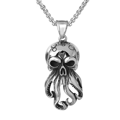 Collier Cthulhu homme fini les bijoux fragiles avec cette maille punk