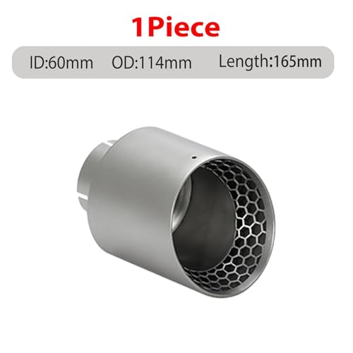 Terminales de escape de acero inoxidable mate para tuning elegante 2
