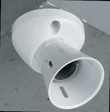 Bayonet Cap Angled BC Batten White Lamp Holder Fitting - Image 2
