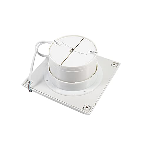 Extractor de ventilación de 4" para baño, cocina y ventana, montaje en pared o techo, color blanco miniatura 3