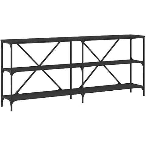 Table Console vidaXL Noir 180x30 Cover