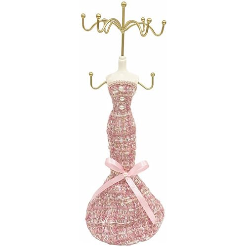 Présentoir à bijoux en métal pour figurines humaines et rangement boucles d'oreilles