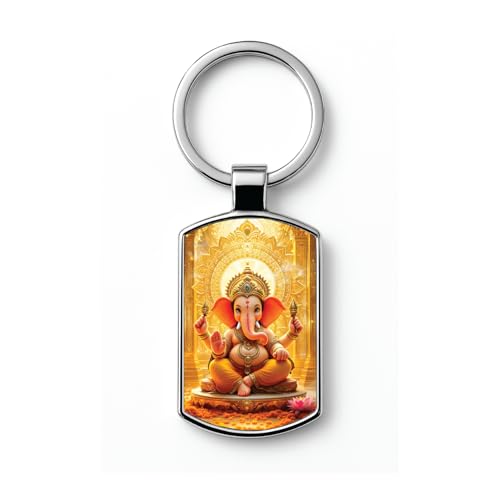 Image of Premium Printed Metal Keychain for Men & Women | High-Definition Artwork Print | Durable Key Ring for Car, Bike, Home & Office Keys | Stylish Decorative Key Holder Gift