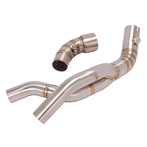 Tubo de escape eliminador de catalizador para moto Yamaha YZF R1 2007 2008 enlace medio de acero