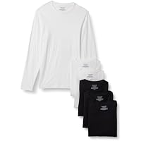 6-Pack Amazon Essentials Men's Slim Fit Crewneck Undershirts only