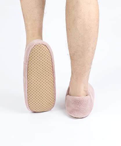 Image of Keyela Unisex Gripper Slipper Socks, Fleece Lined Winter House Slippers | Plush fuzzy warm indoor winter footwear Universal winter sock slippers fit men and women