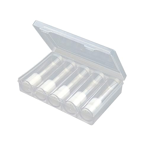 6 Cajas Redondas de Plástico para Monedas KICHOUSE miniatura 1