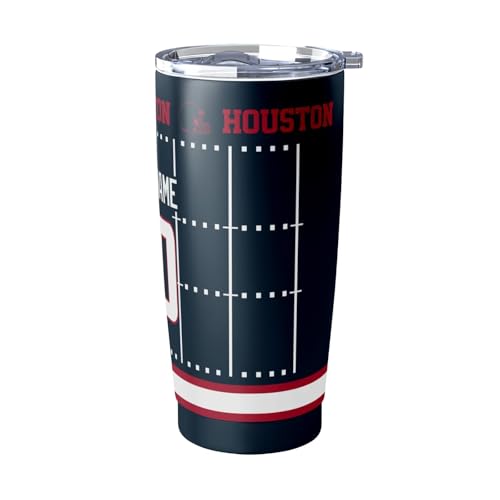 Image of ANTKING Houston Tumbler 20 oz Travel Coffee Cup for Men Women Boy Custom Name Number Gifts