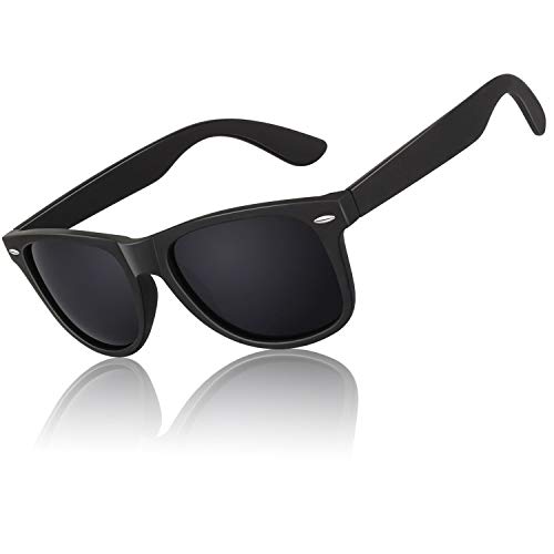 LINVO Polarized Sunglasses for Men Driving Sun glasses Shades 80’s Retro Style Design Square
