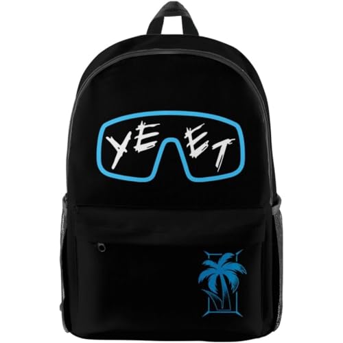Jey USO Yeet New LOGO 3D Fashion Backpack Printed Multi Zipper Pack Casual Bag (3)