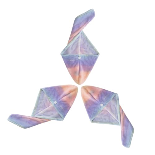 Ipetboom 2 Juegos Gorro para Secar El Cabello con Arcoíris Cuentas para Engarzar para Hacer Joyas Tapetes Refrescantes para Perros Centro De Mesa Azucarero con Tapa Y 3 Piezas * 2