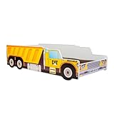 lit camion pompier  1001jouets Milleetunjouets Lit Simple Enfant Camion de Chantier 140 avec Matelas