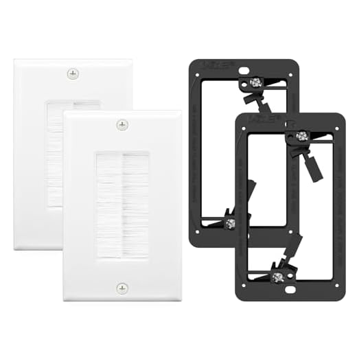 VCE Brush Wall Plate Cable Pass Through